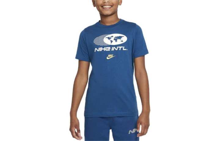 Nike Nike T Shirt Sportswear Amplify Garden Blue Kids'