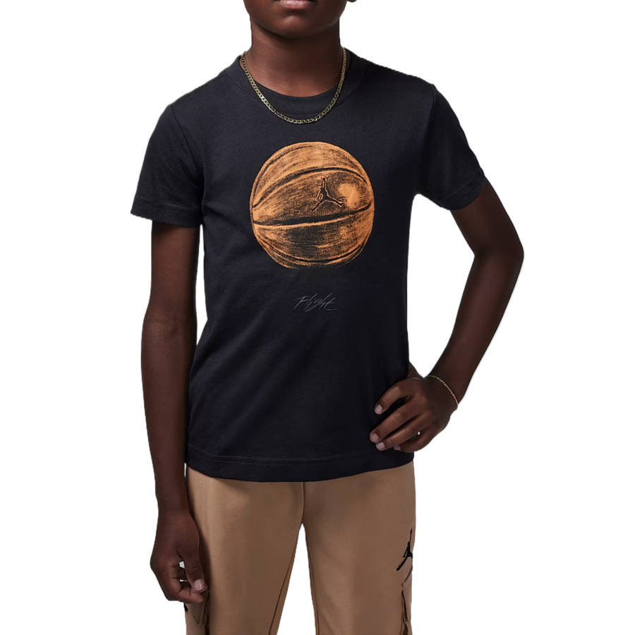 Jordan Jordan T Shirt Black Children Aged 3 7 Years Old