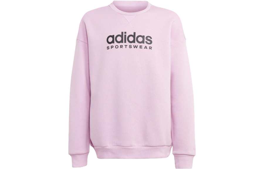 Adidas Adidas Sweatshirt Kids' Apparel Fleece Crew Neck Sweatshirt Kids Pink Kids'