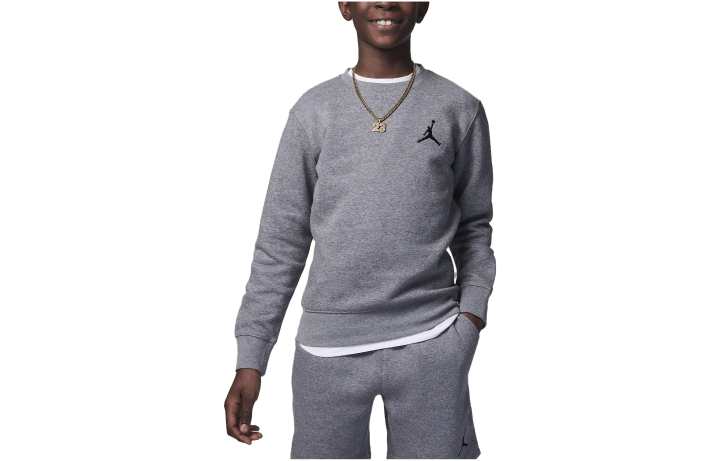 Jordan Jordan Sweatshirt Jumpman Air MJ Essentials Crew Gray Kids'