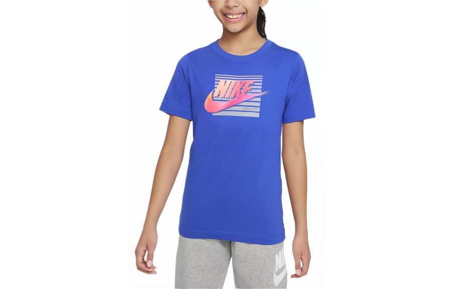 Nike Nike Sportswear T Shirt Royal Blue Kids'