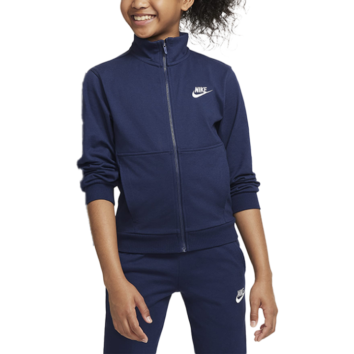 Nike Nike Jackets & Coats Sportswear Club Midnight Marine Blue/Midnight Marine Blue/White Teenagers