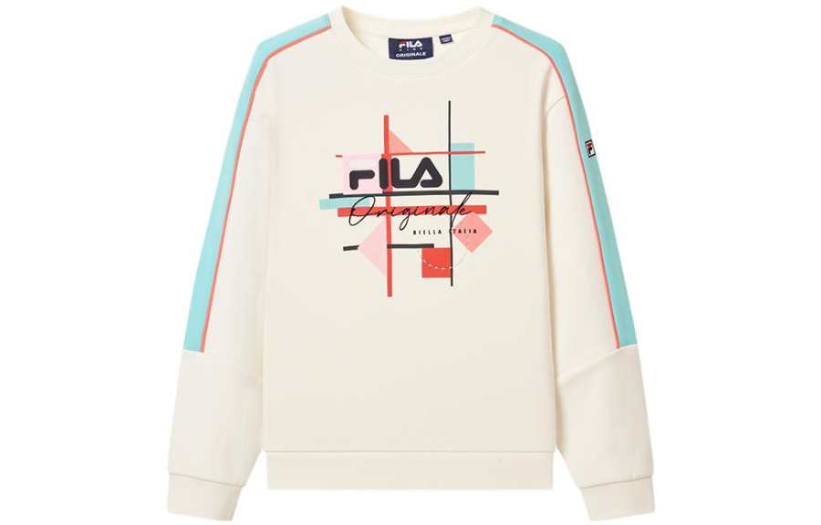FILA KIDS Sweatshirts Crew Neck Thickened