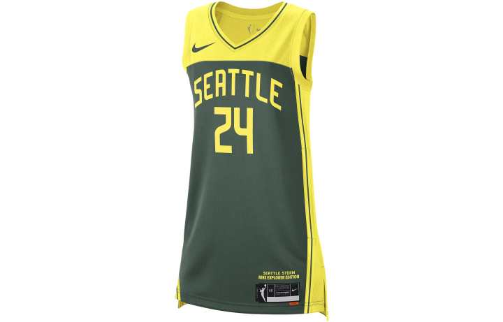 Nike Nike Basketball Jerseys Women's Green V Neck Moderate