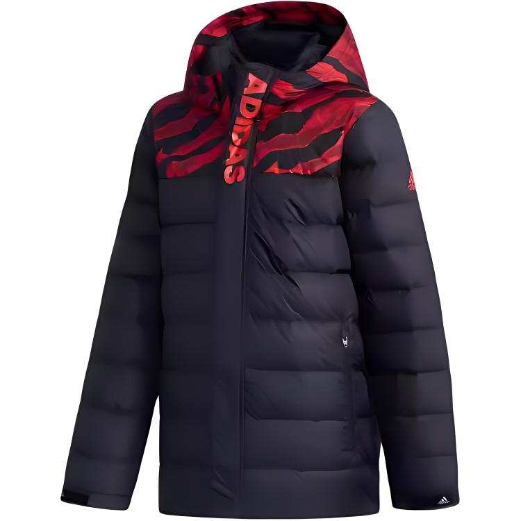 Adidas Adidas Down Jacket Teenagers Black Red