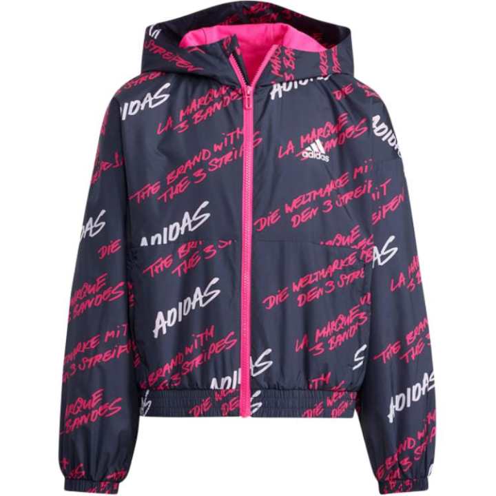 Adidas Adidas Jacket Black Pink Teenagers
