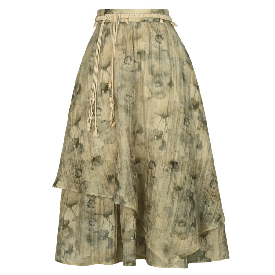 Snbl Casual Long Skirt Women's Image Color