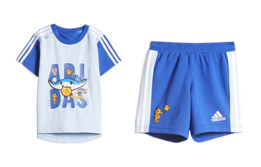 Adidas Adidas Casual Sportswear Blue+Blue Kids'