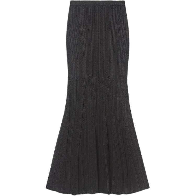 Self-portrait Self portrait Casual Long Skirt Women's Classic Black