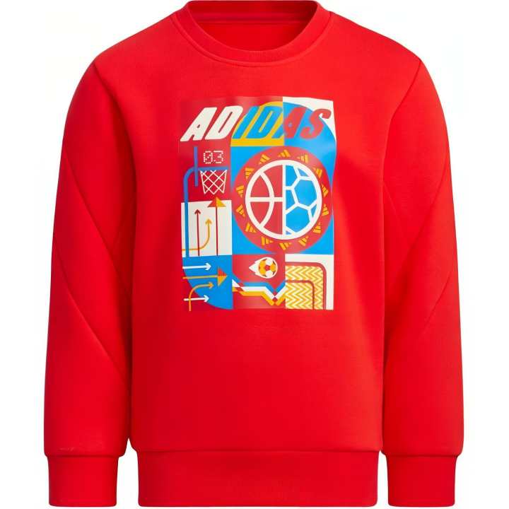 Adidas Adidas Sweatshirt Bright Red Kids'