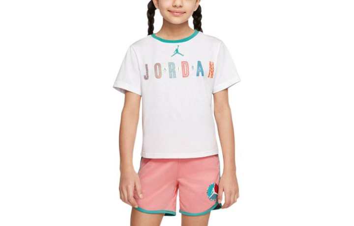 Jordan Jordan Casual Sportswear White+Pink Kids'