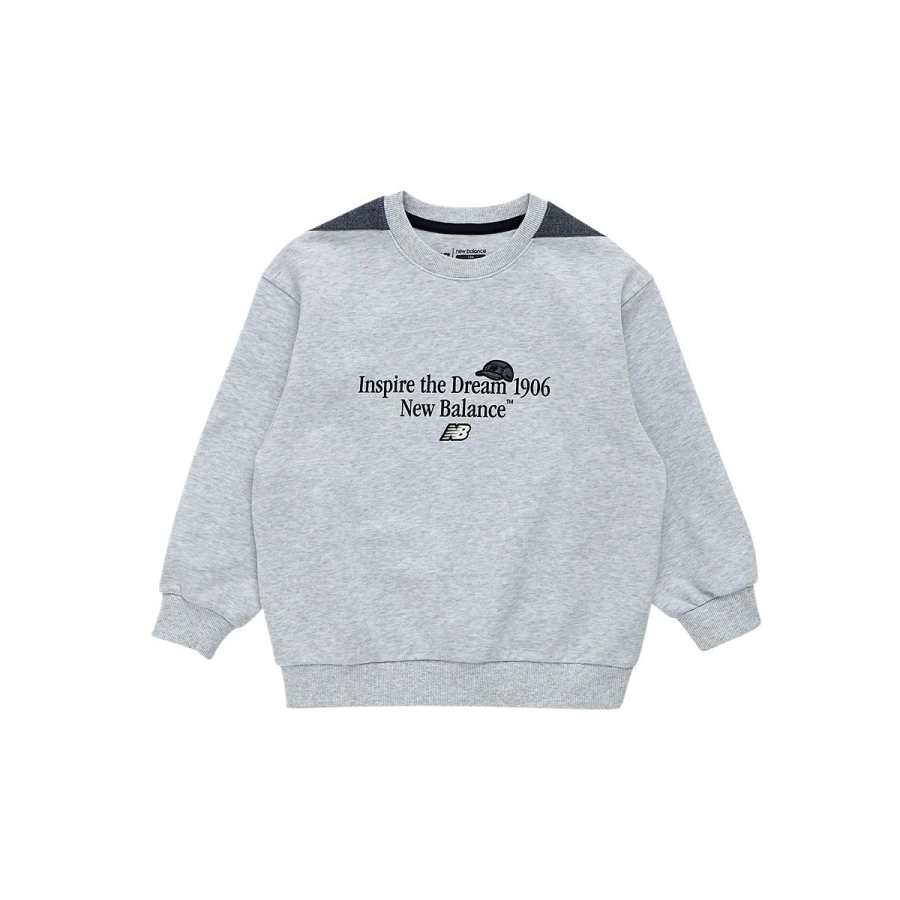 New Balance New Balance Sweatshirt Light Gray Children Aged 3 7 Years Old