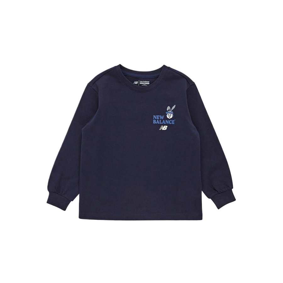New Balance New Balance Sweatshirt ESSENITAL Sea Blue Children Aged 3 7 Years Old