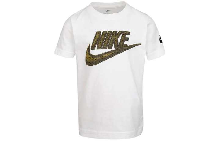 Nike Nike T Shirt Mesh Futura White Kids'