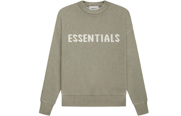 Fear Of God Essentials Sweater FW21 Logo Pistachio Green Kids'