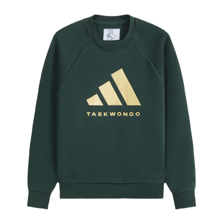 Adidas Adidas Sweatshirt Green/Gold Children Aged 3 7 Years Old