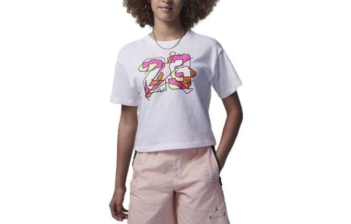 Jordan Jordan Kids T Shirts Crew Neck Moderate