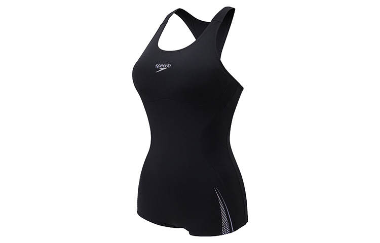 Speedo One Piece Swimsuits Women's Black/Purple Casual Surf Swimsuit