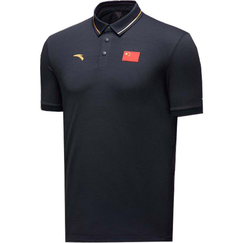 Anta Polo Shirt Unisex Midnight Blue