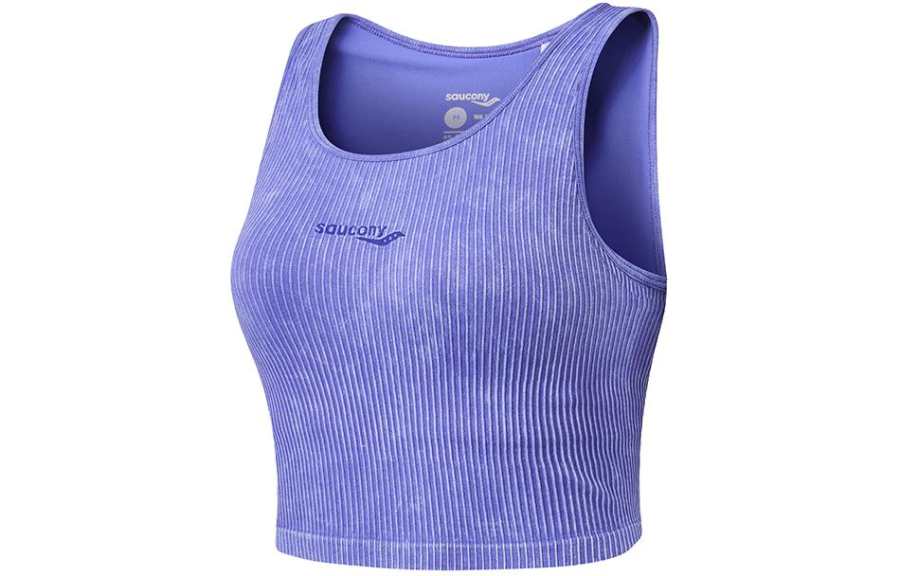 Saucony Running Tank Top Women's Light Purple Blue