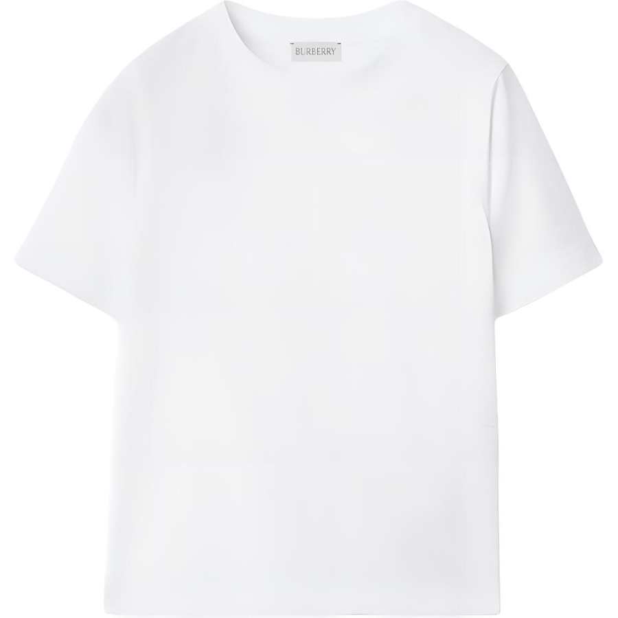 Burberry T Shirt SS24 White Kids'