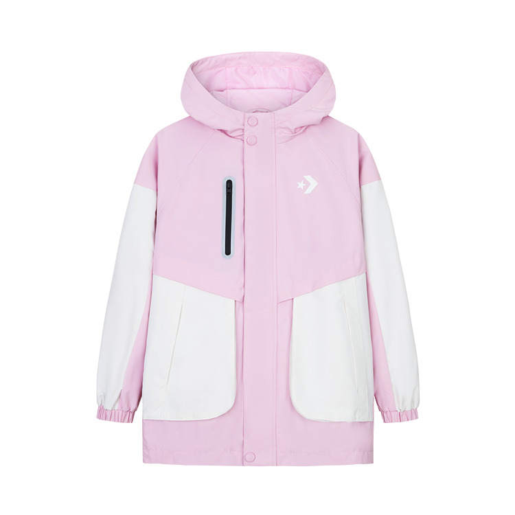 Converse Converse Jackets & Coats Leather Pink Teenagers