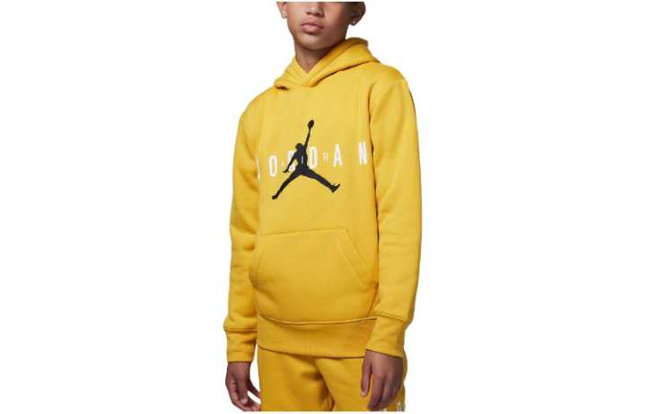 Jordan Jordan Sweatshirt Kids' Apparel Pullover Hoodie Yellow Kids'