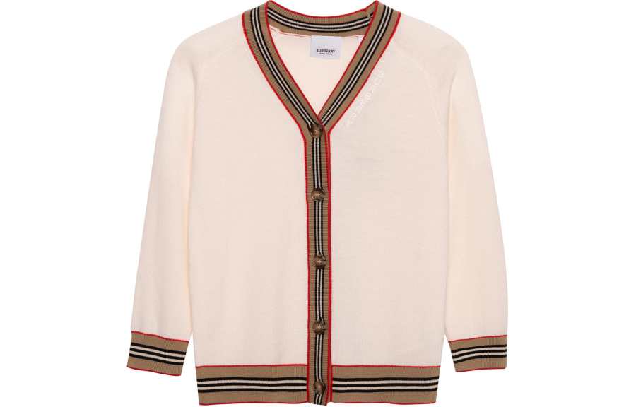 Burberry Kids Sweaters V Neck Moderate