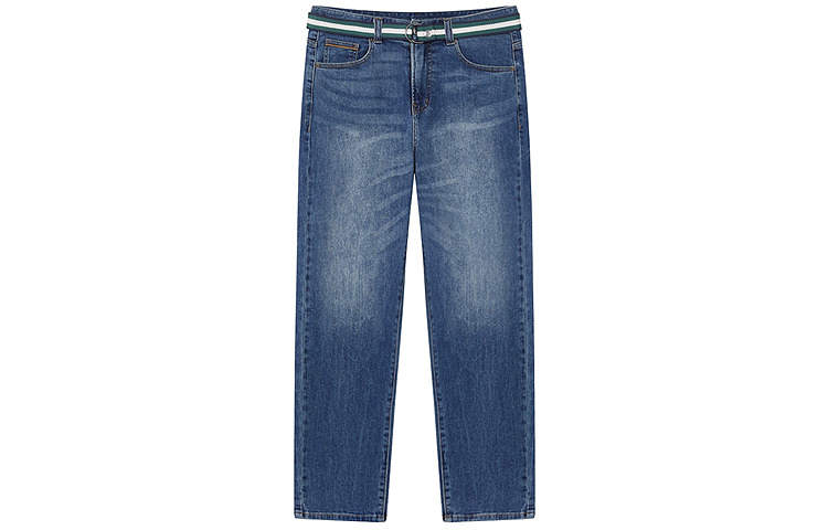 Teenie Weenie Men Jeans Unisex Dark Denim Moderate Straight Fit Pants