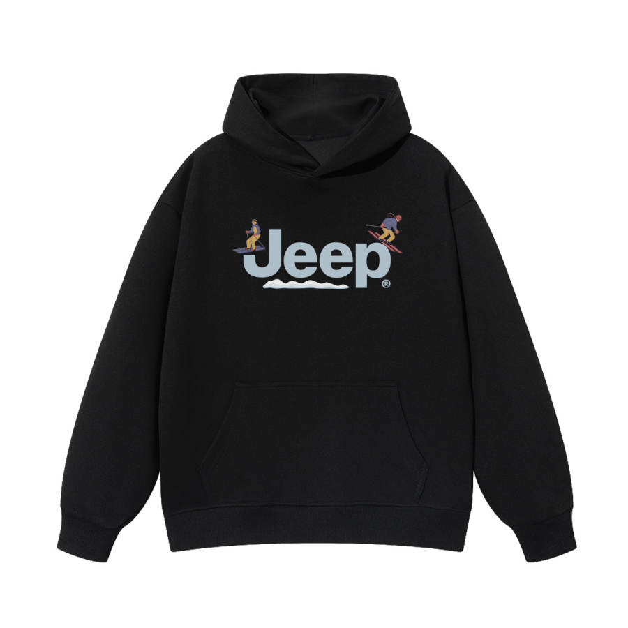 Jeep Grade School Sweatshirts Hooded Thickened