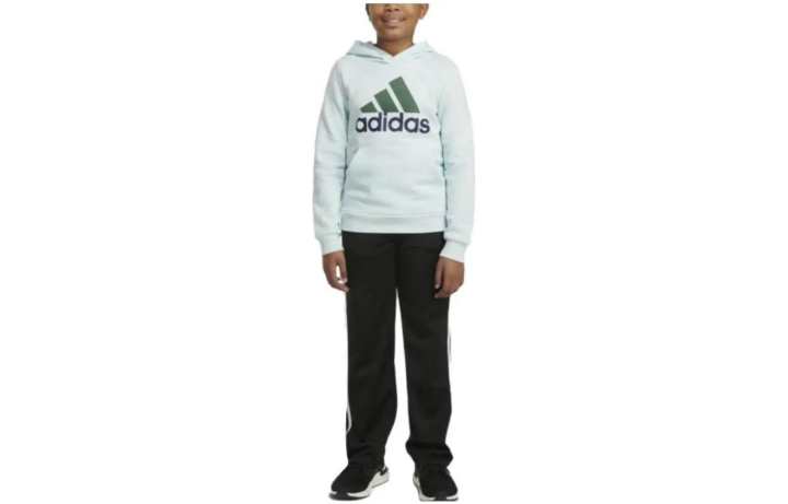 Adidas Adidas Kids' Apparel Essntial 22 Hood Plovr Sweatshirt Kids' Blue