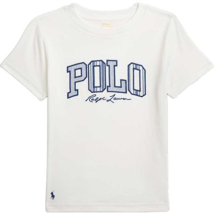 Polo Ralph Lauren T Shirt SS24 Washed White Kids'