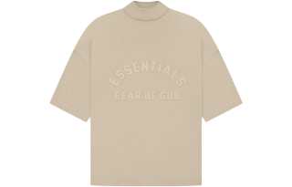 Fear Of God Essentials T Shirt Kids Essentials Tee Dusty Beige Gray Kids'