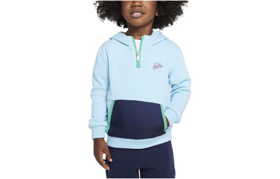 Nike Nike Sweatshirt Kids' Apparel Toddler French Terry Hoodie Blue Kids'
