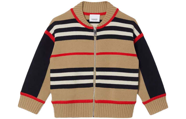 Burberry Kids Sweaters V Neck Moderate