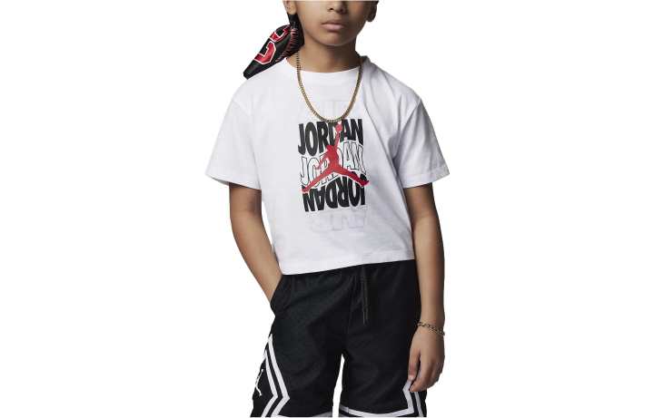 Jordan Jordan Kids T Shirts Crew Neck Moderate