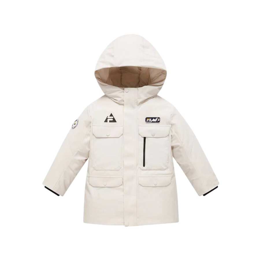 FILA KIDS Down Jacket Antarctic Gray Teenagers