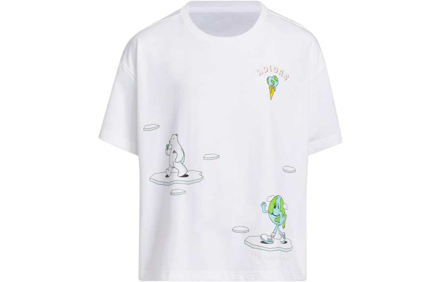 Adidas Adidas Kids T Shirts Crew Neck Moderate