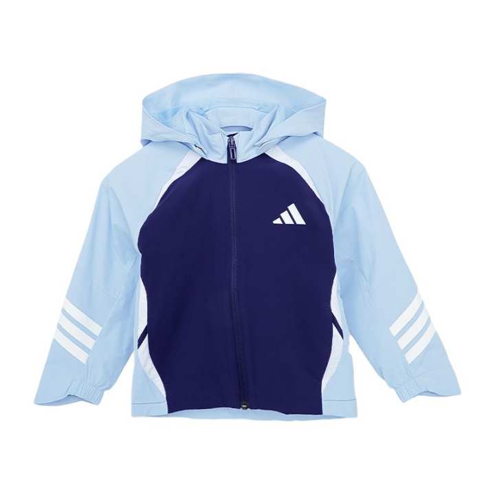 Adidas Adidas Jacket Sky Blue/Navy Blue/White Children Aged 3 7 Years Old