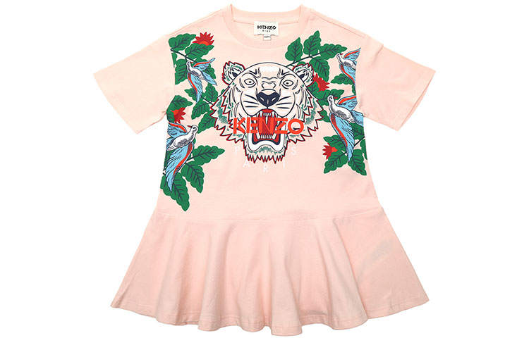 KENZO Kids Dresses Crew Neck Moderate