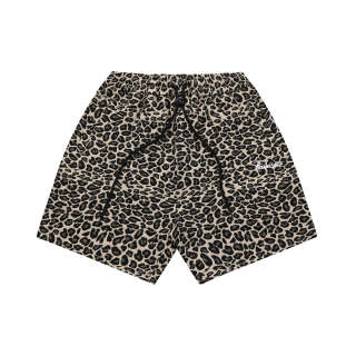 PAULASARA Casual Shorts Unisex Leopard Rich Color