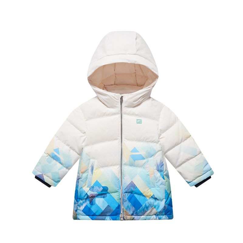 FILA KIDS Down Jacket All Over Print Children Aged 3 7 Years Old