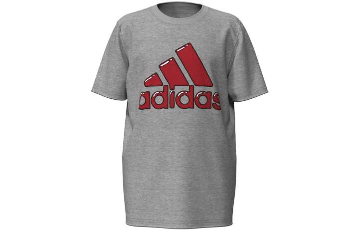 Adidas Adidas T Shirt 2clr Logo Tee Htr Gray Kids'