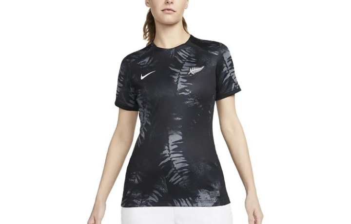 Nike Nike New Zealand National Team Soccer Jerseys Women's Black Crew Neck Moderate