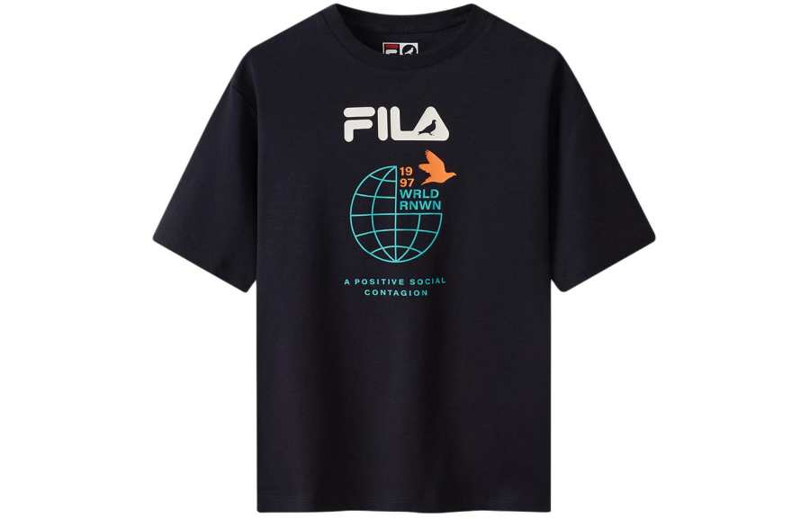 FILA KIDS Grade School T Shirts Crew Neck Moderate