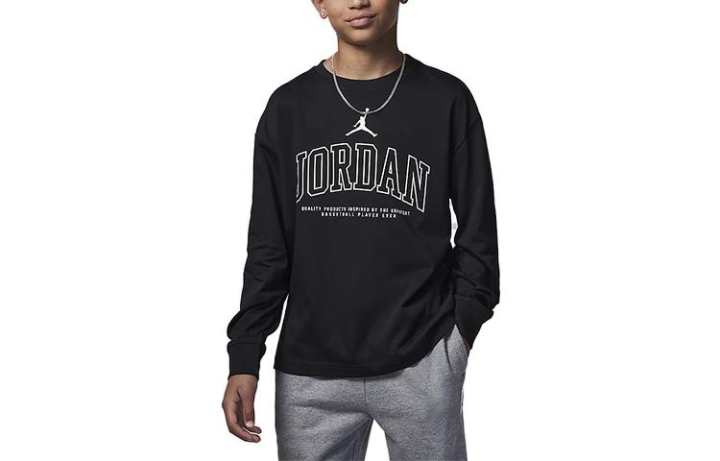Jordan Jordan Kids T Shirts Crew Neck Moderate