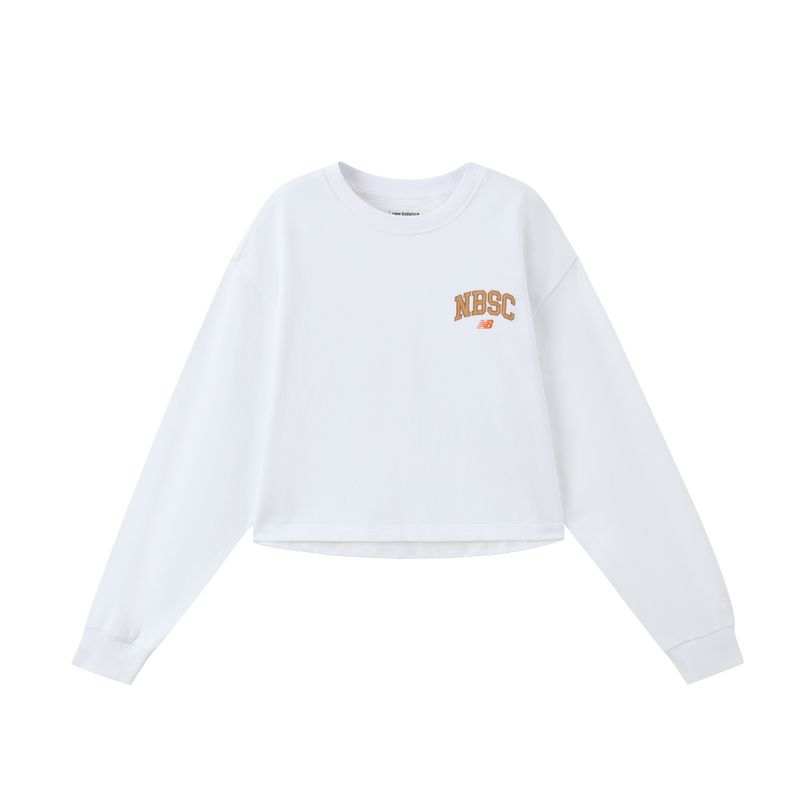 New Balance New Balance Sweatshirt NBSCNB White Teenagers
