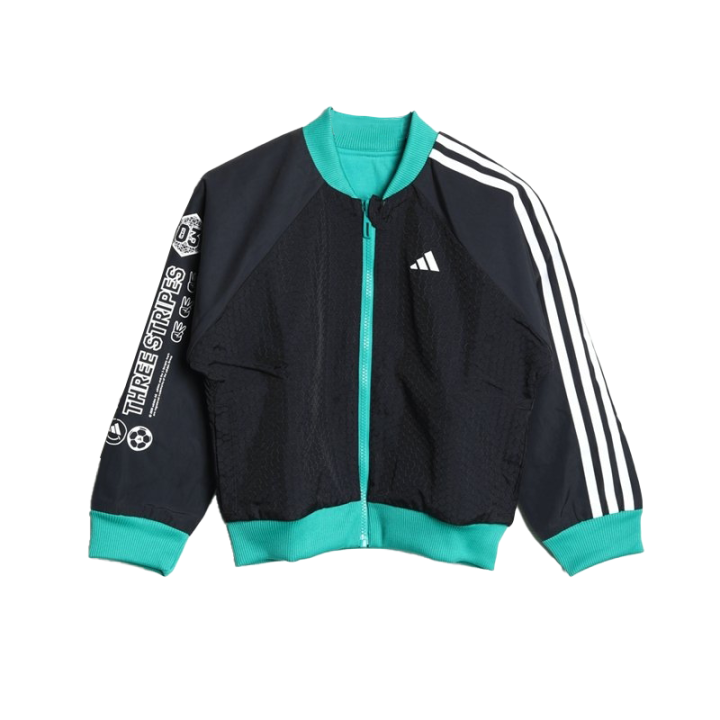 Adidas Adidas Jackets & Coats Black/Green Children Aged 3 7 Years Old