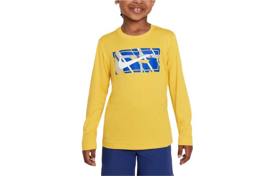 Nike Nike T Shirt All Day Play Yellow Kids'