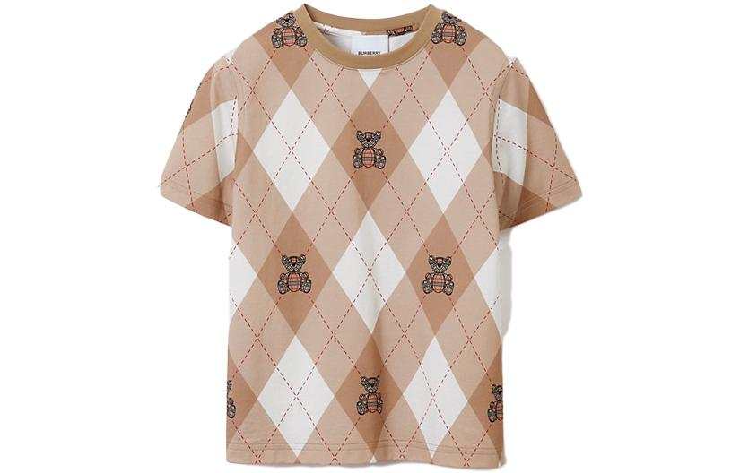 Burberry SS23 T Shirt Umber Kids'